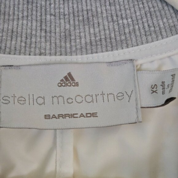 Stella Mccartney x Adidas White Mesh Bomber Jacket Designer Size XS - Picture 7 of 10